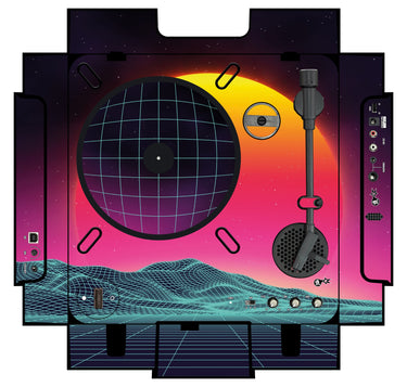 Numark PT 01 incl. Sides Skin Synthwave Horizon